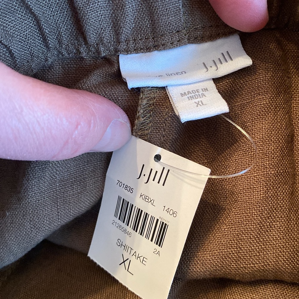 J. Jill Linen Crop Pants - NWT - Picture 4 of 6